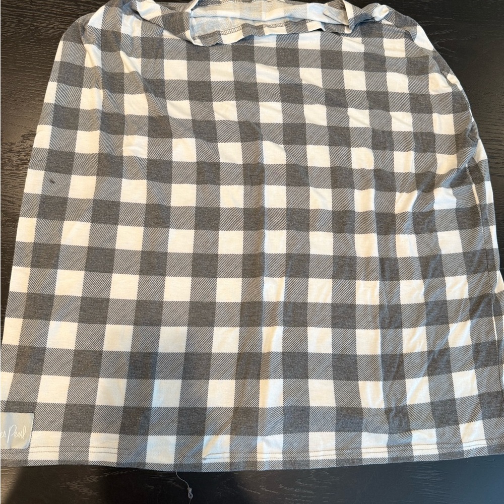 Copper Pearl Grey and White Car seat Cover